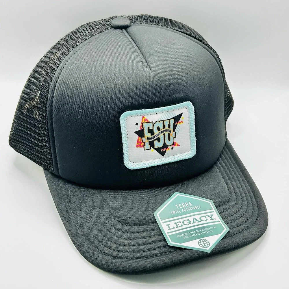 Florida State Seminoles Legacy Retro Foam Trucker Hat Cap Snapback Adjustable